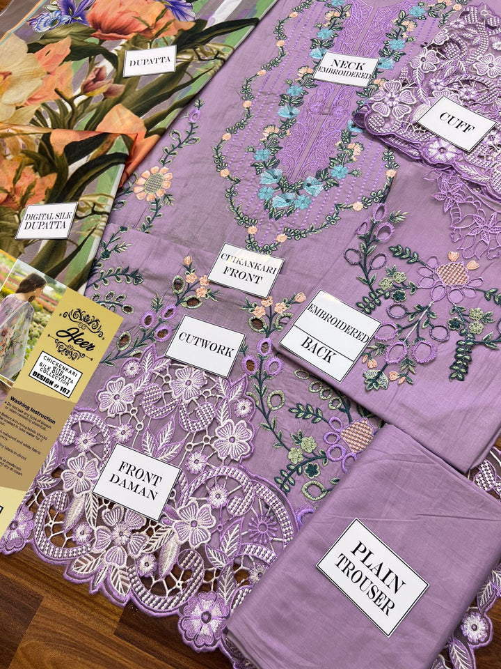 Mushq Cotton Suit-Aarasta