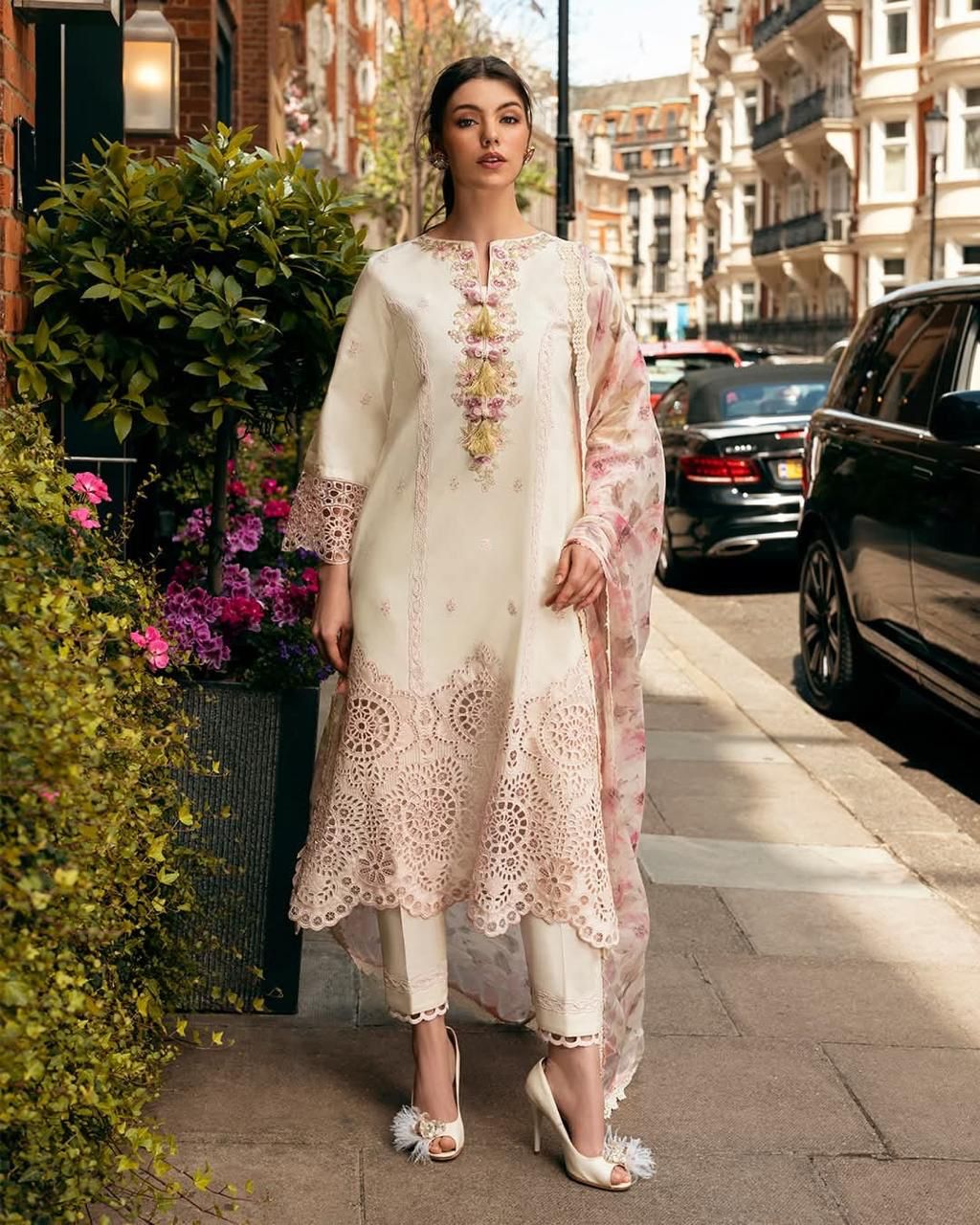 Mushq Cotton Suit-Off White-Cotton-Aarasta