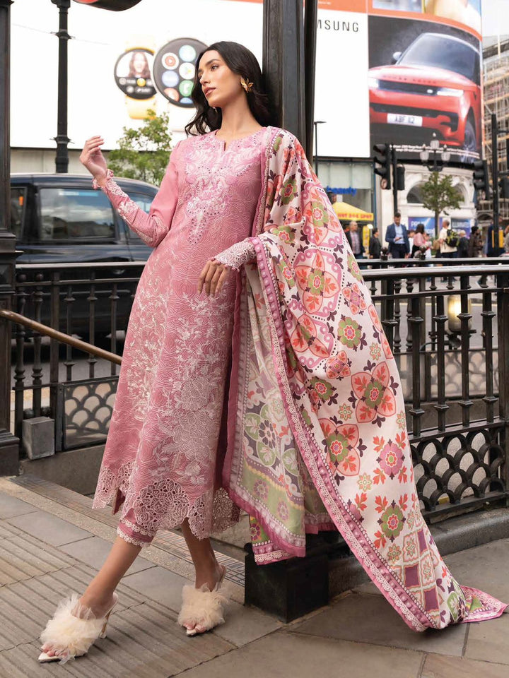Mushq Cotton Suit-Pink-Cotton-Aarasta