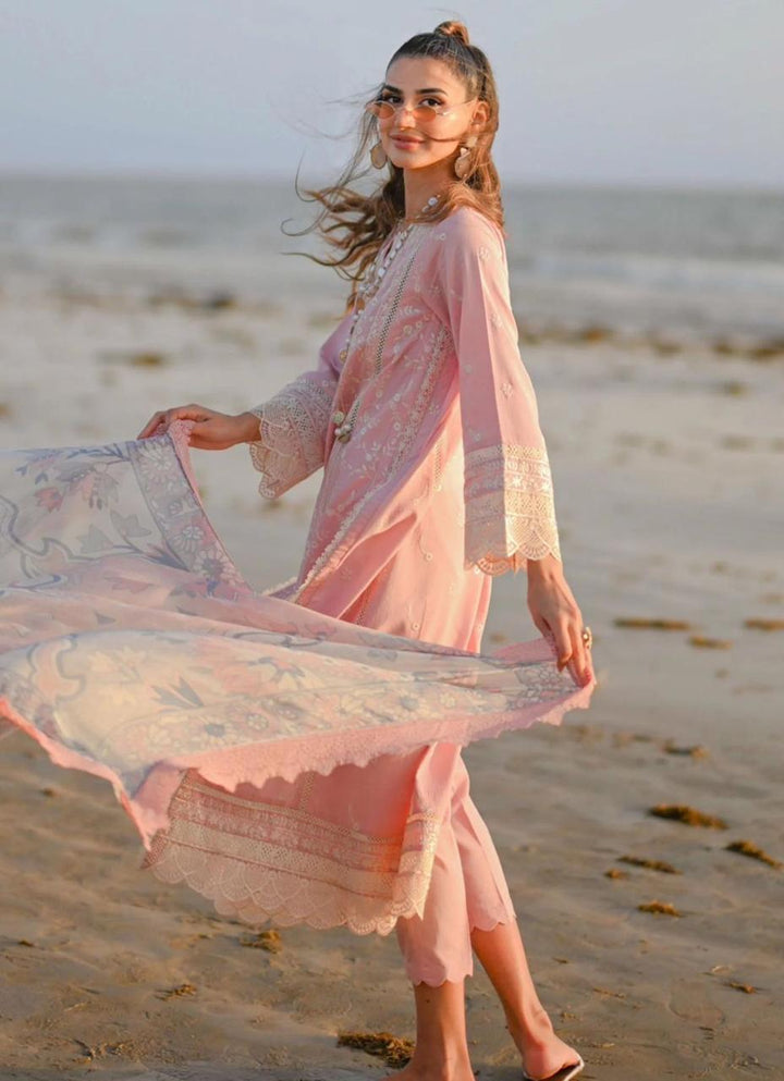 Nimsay Cotton Suit-Peach-Cotton-Aarasta