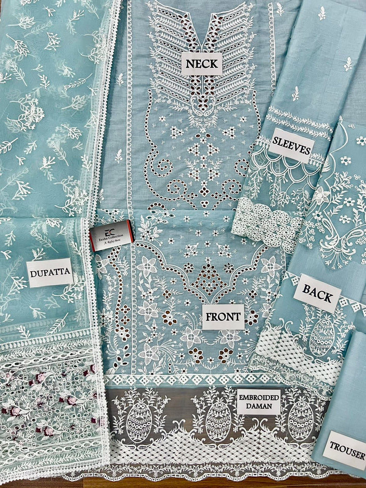 Qalamkar Cotton Suit-Aarasta