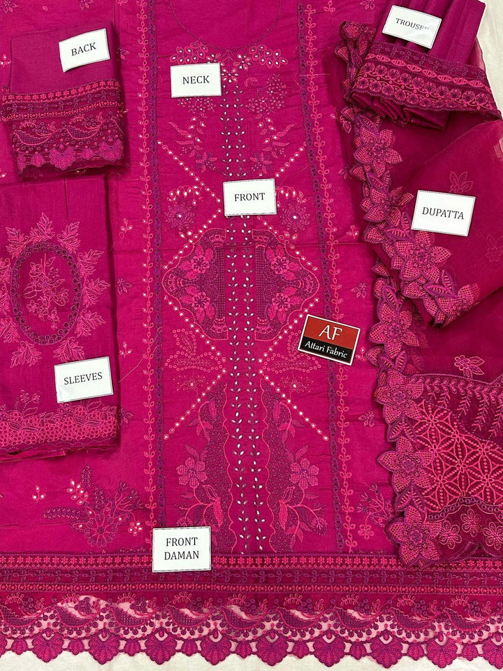 Qalamkar Cotton Suit-Aarasta