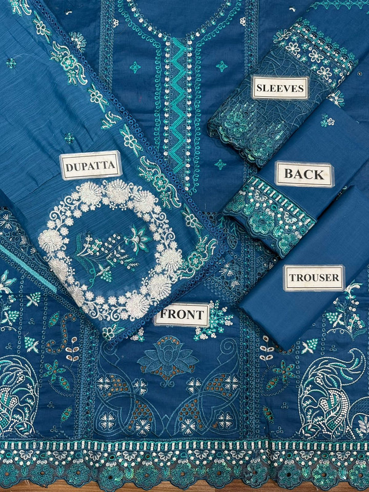 Qalamkar Cotton Suit-Aarasta