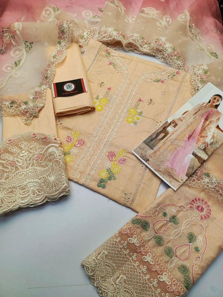 Qalamkar Cotton Suit-Aarasta