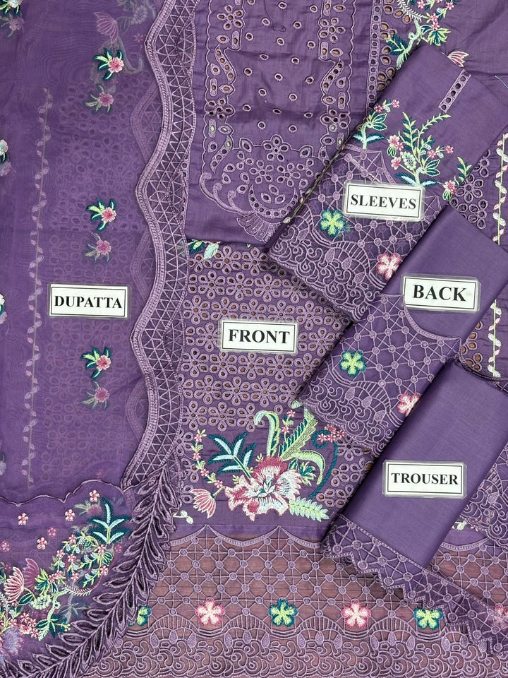 Qalamkar Cotton Suit-Aarasta