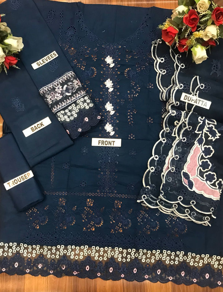 Qalamkar Cotton Suit-Aarasta