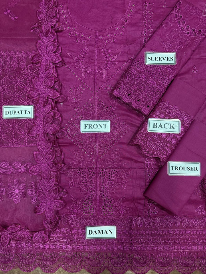 Qalamkar Cotton Suit-Aarasta