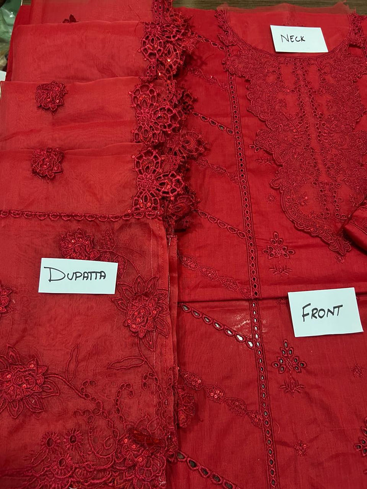 Qalamkar Cotton Suit-Aarasta