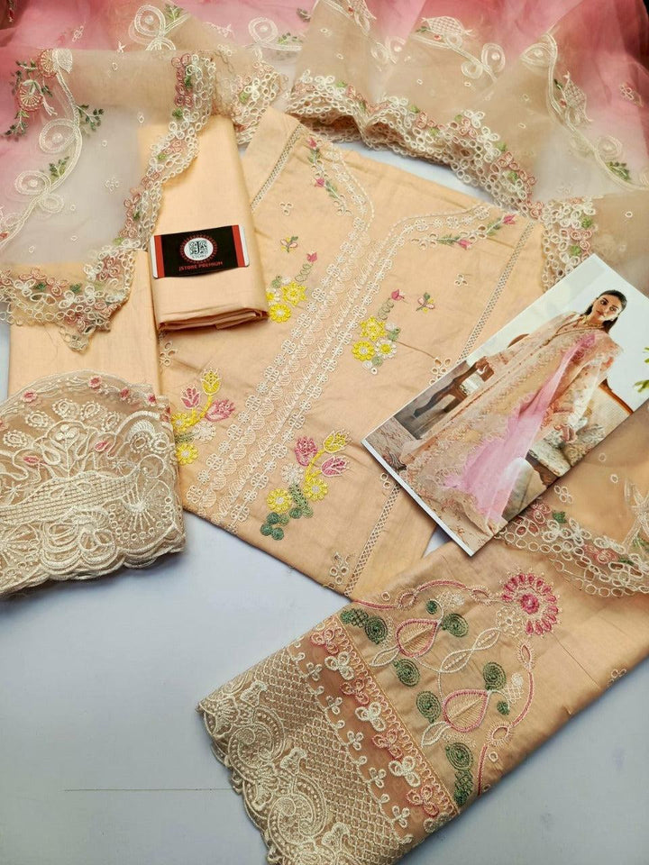 Qalamkar Cotton Suit-Aarasta