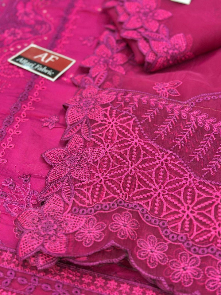 Qalamkar Cotton Suit-Aarasta