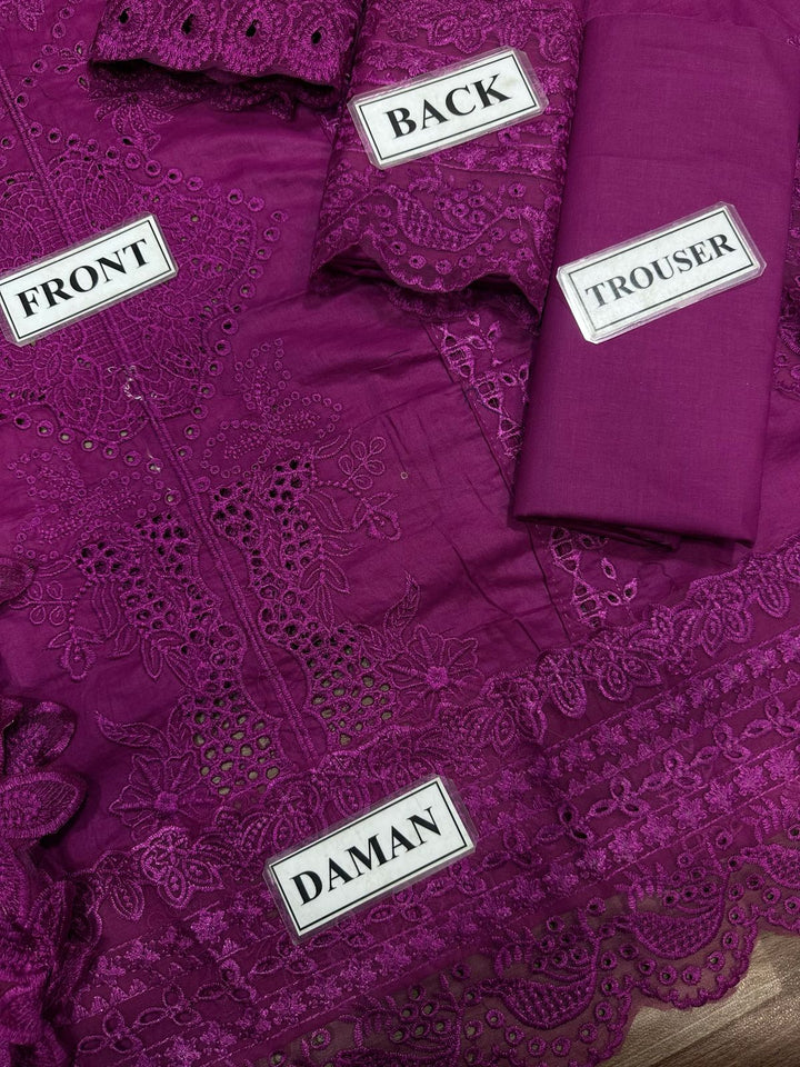 Qalamkar Cotton Suit-Aarasta