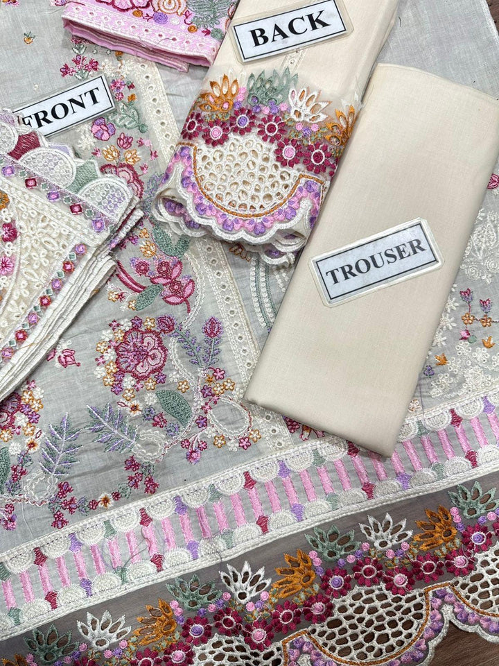 Qalamkar Cotton Suit-Aarasta