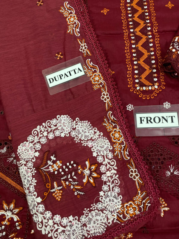 Qalamkar Cotton Suit-Aarasta