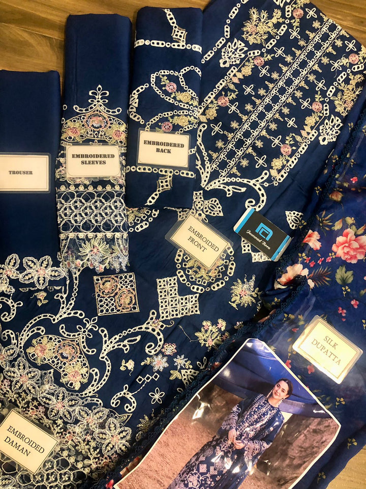 Qalamkar Cotton Suit-Aarasta