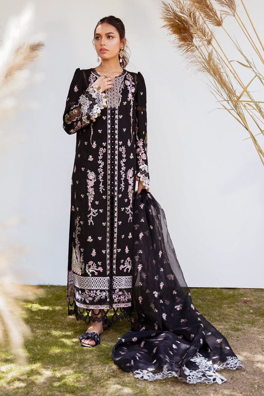 Qalamkar Cotton Suit-Black-Cotton-Aarasta