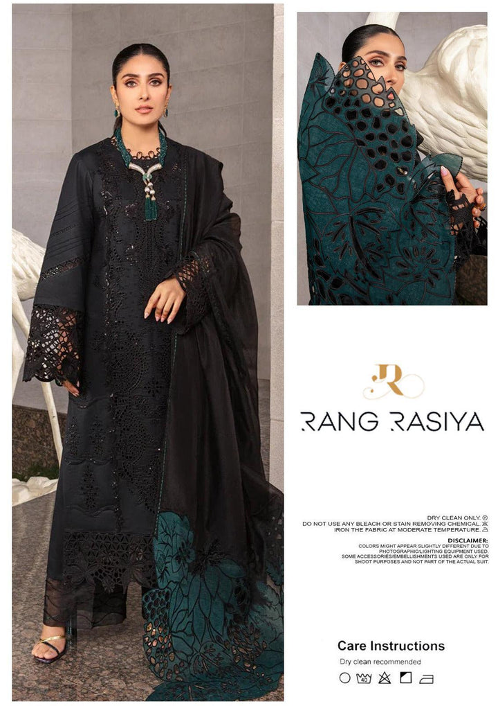 Rangrasiya Cotton Suit-Black-Cotton-Aarasta