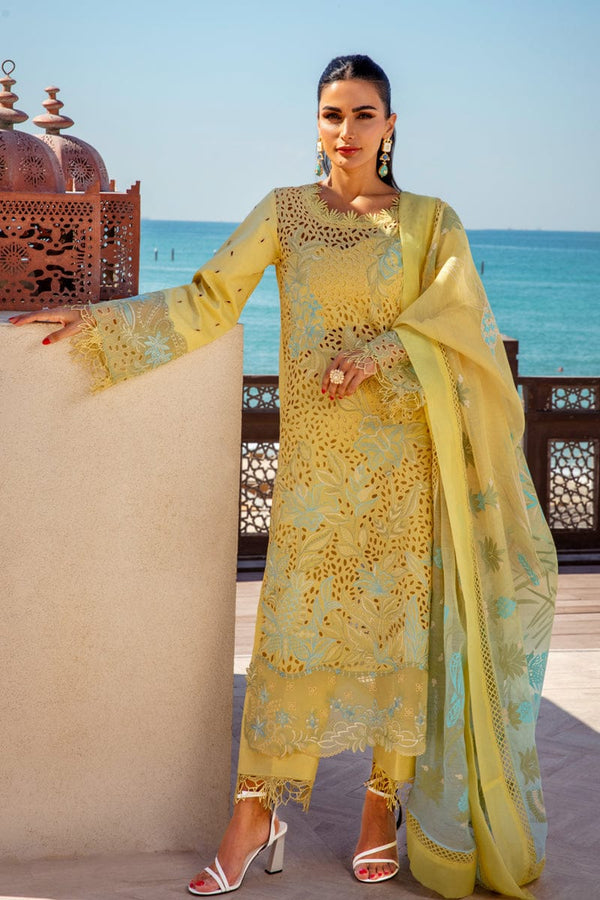 Rangrasiya Cotton Suit-Yellow-Cotton-Aarasta