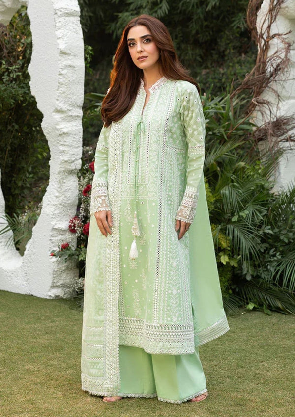 Sobia Nazir Cotton Suit-Green-Cotton-Aarasta