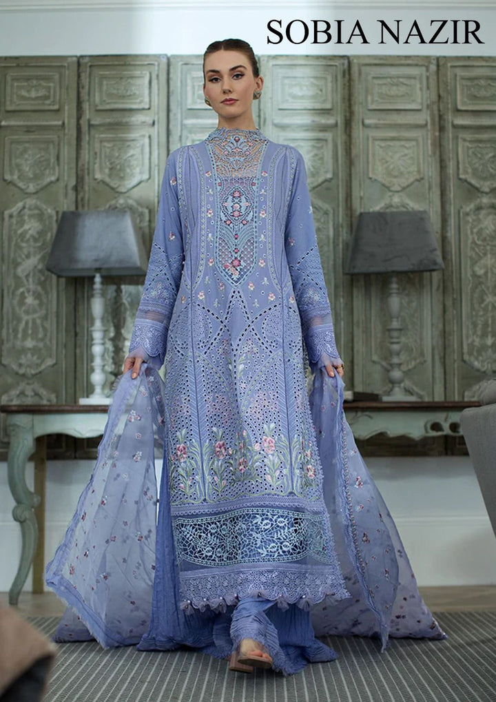 Sobia Nazir Cotton Suit-Purple-Cotton-Aarasta