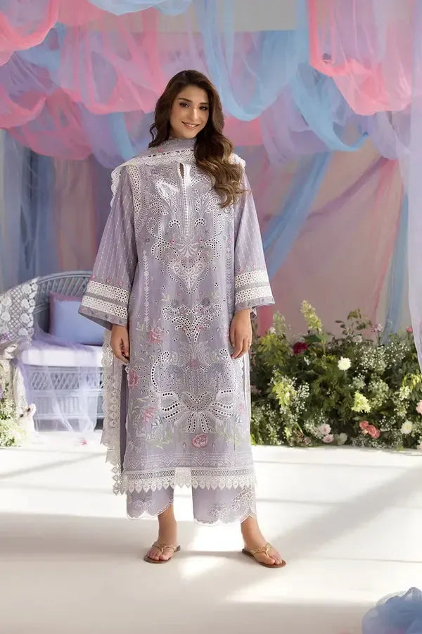 Sobia Nazir Cotton Suit-Purple-Cotton-Aarasta