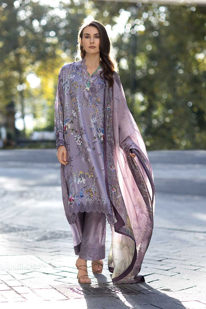 Sobia Nazir Cotton Suit-Purple-Cotton-Aarasta