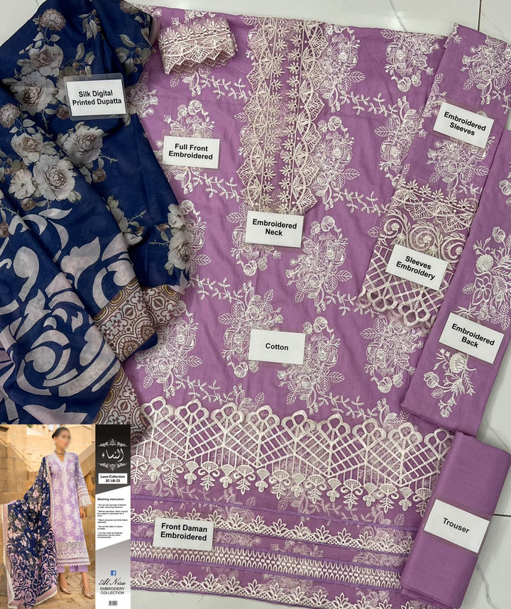 Zainab Chottani Cotton Suit-Aarasta