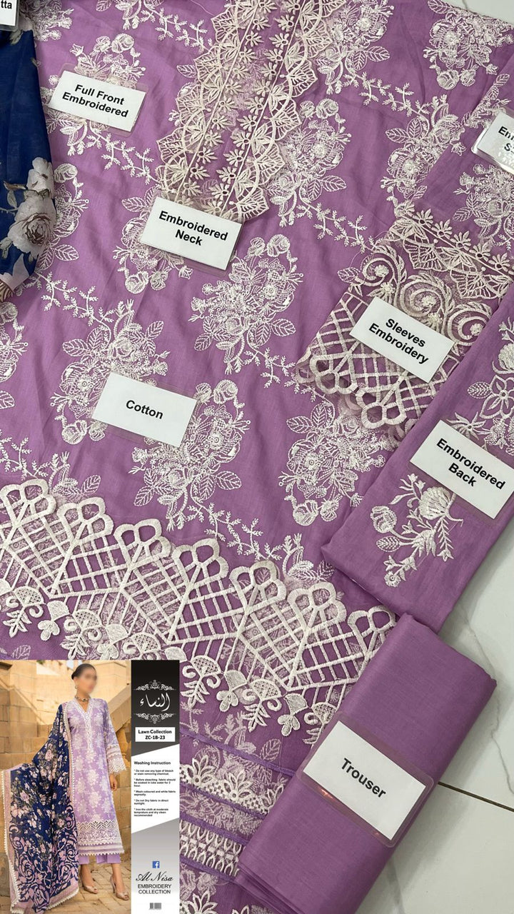 Zainab Chottani Cotton Suit-Aarasta