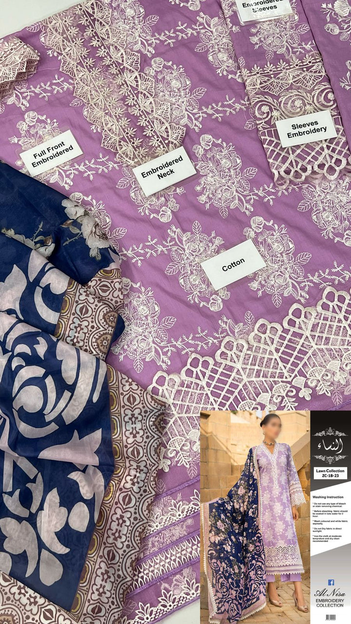 Zainab Chottani Cotton Suit-Aarasta