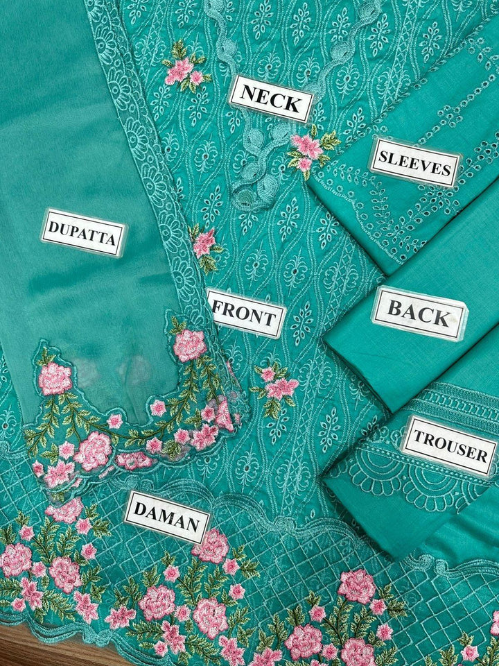 Zarqash Cotton Suit-Aarasta