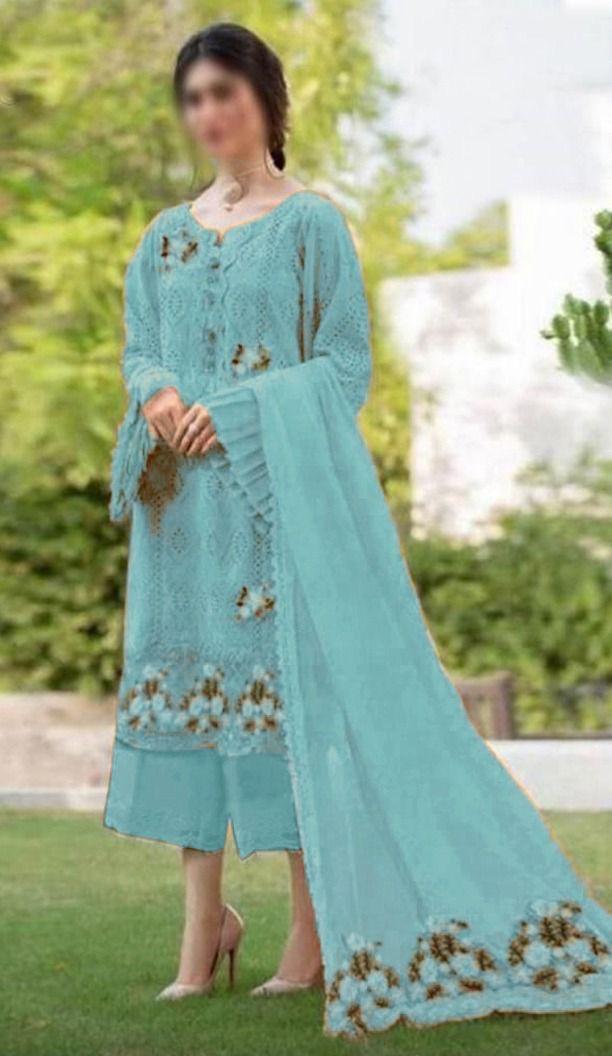 Zarqash Cotton Suit-Ferozi-Cotton-Aarasta