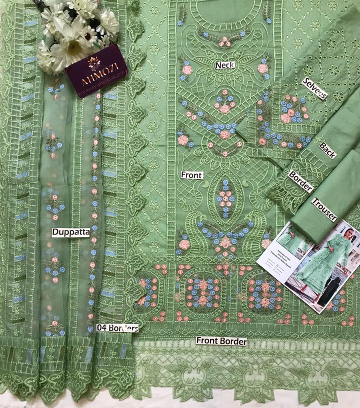 Adan Libas Lawn Suit-Aarasta