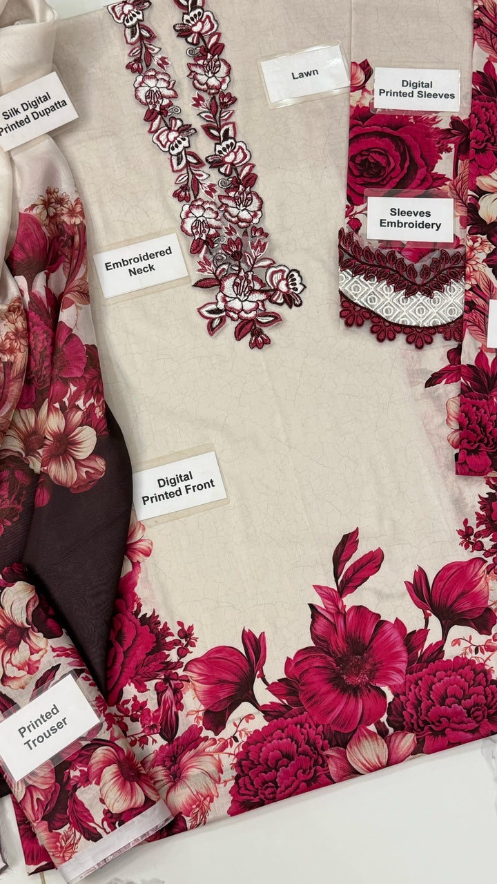 Adan Libas Lawn Suit-Aarasta