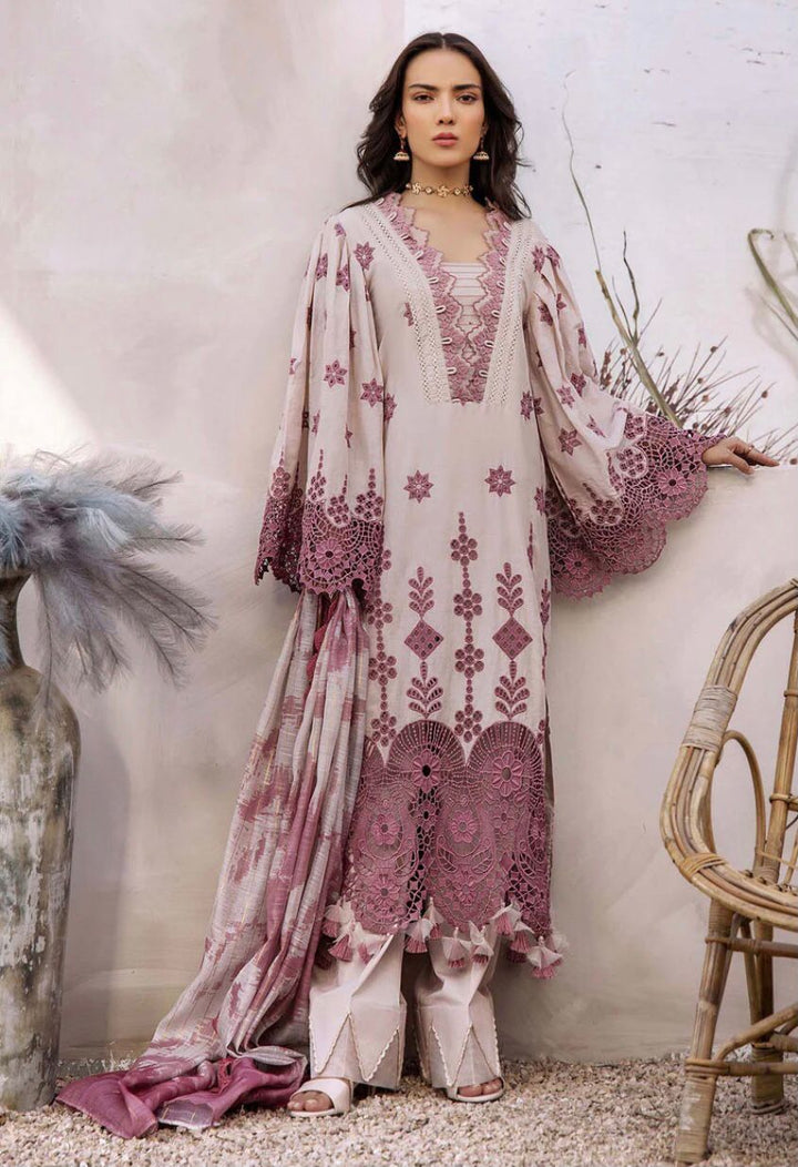 Adan Libas Lawn Suit-Beige-Lawn-Silk-Aarasta