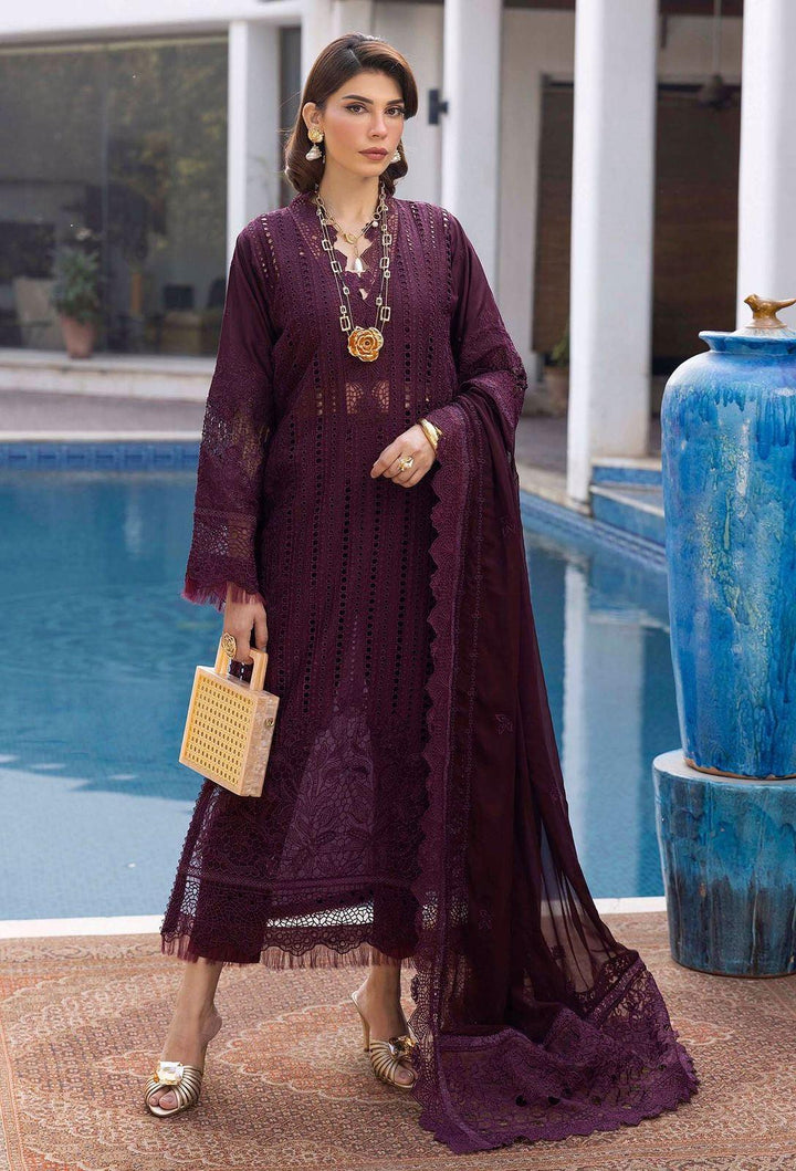 Adan Libas Lawn Suit-Purple-Lawn-Organza-Aarasta