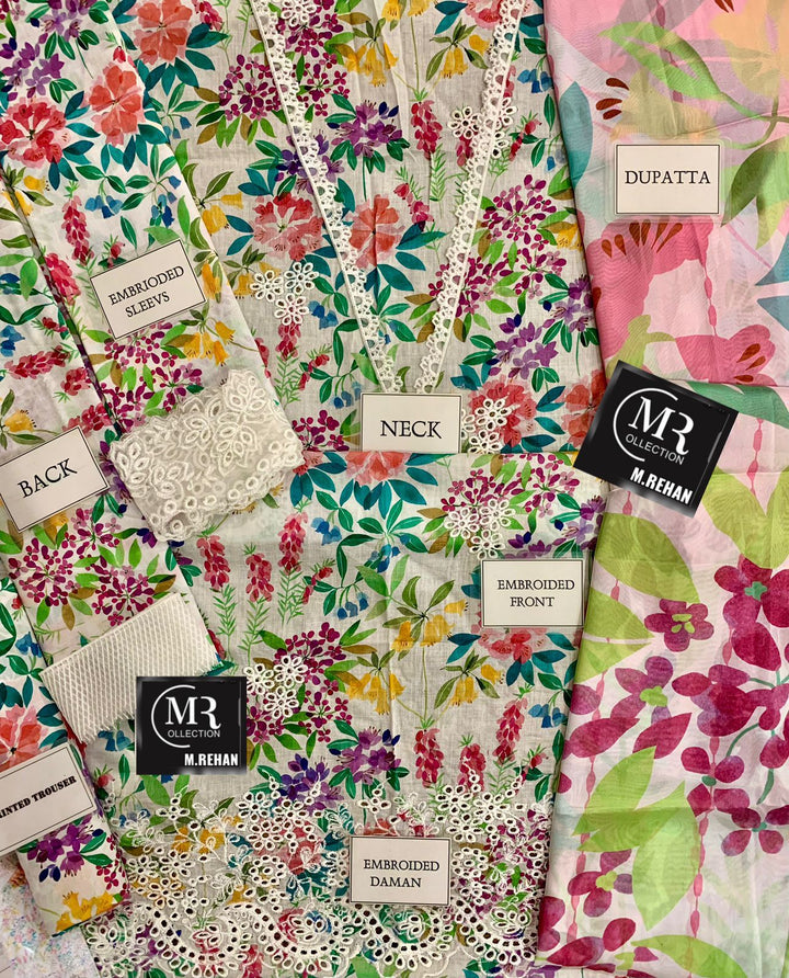 Afrozeh Lawn Suit-Aarasta