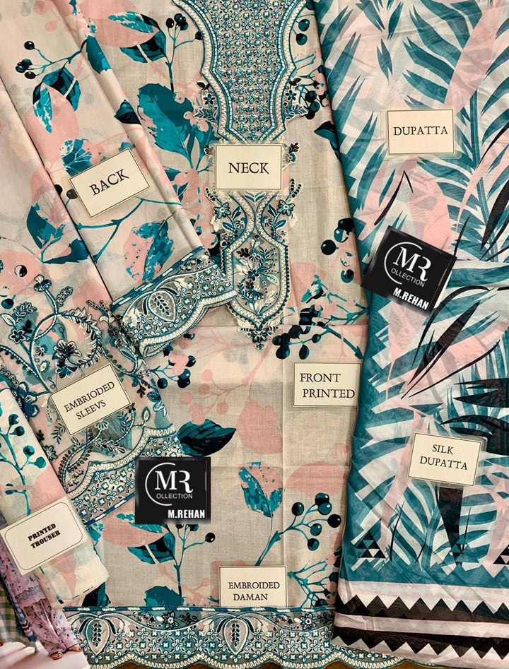 Afrozeh Lawn Suit-Aarasta