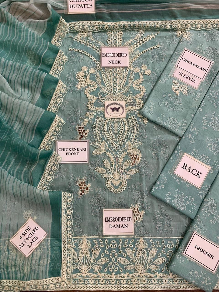 Afrozeh Lawn Suit-Aarasta