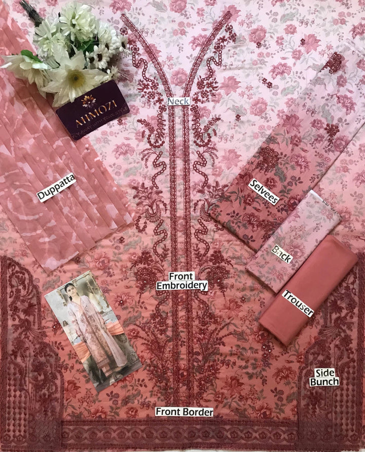 Ayzel Lawn Suit-Aarasta