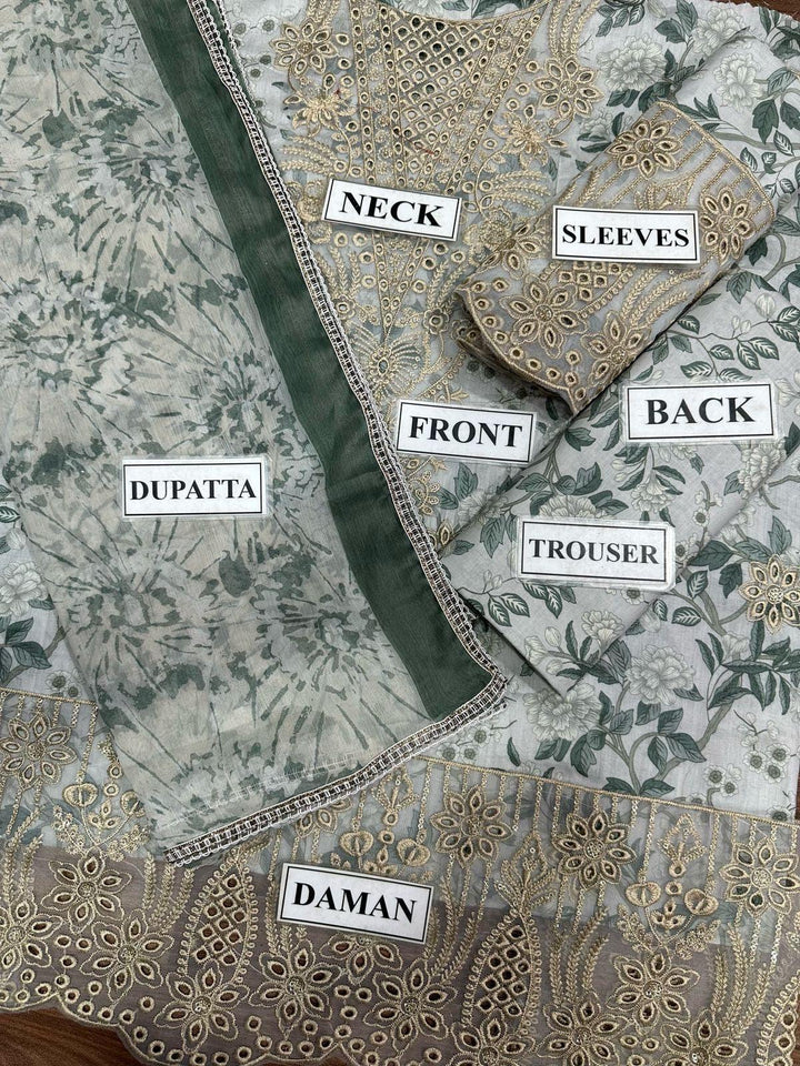 Afrozeh Lawn Suit-Aarasta