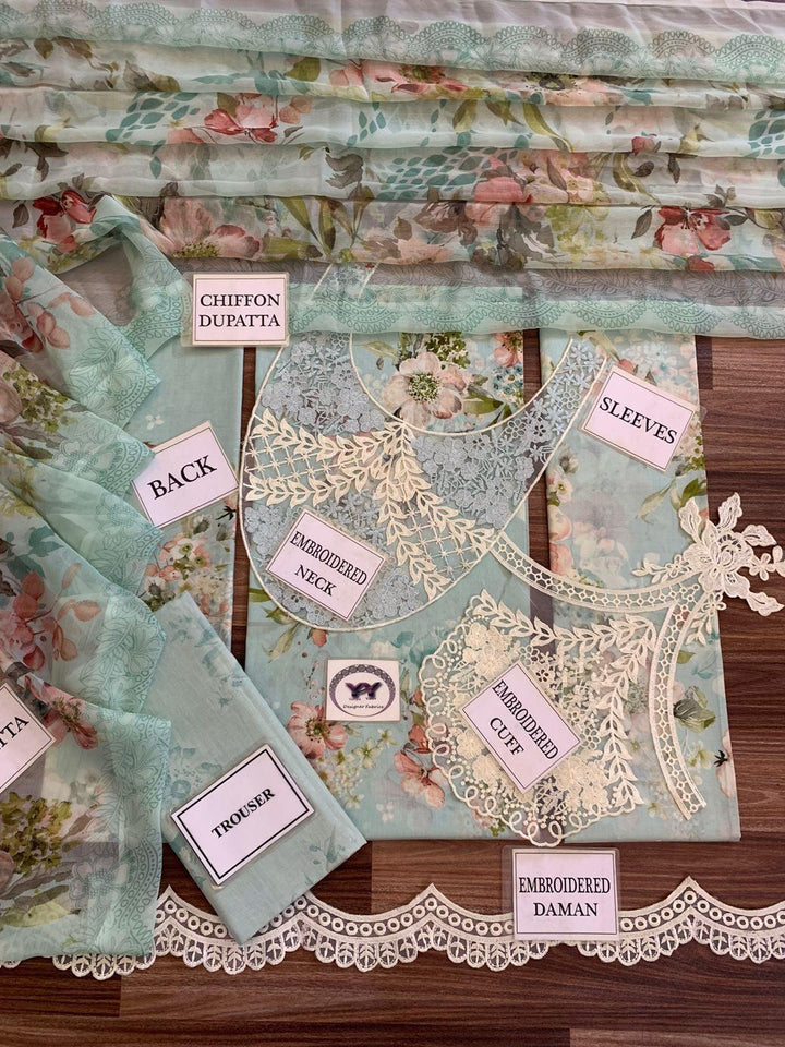 Crimson Lawn Suit-Aarasta