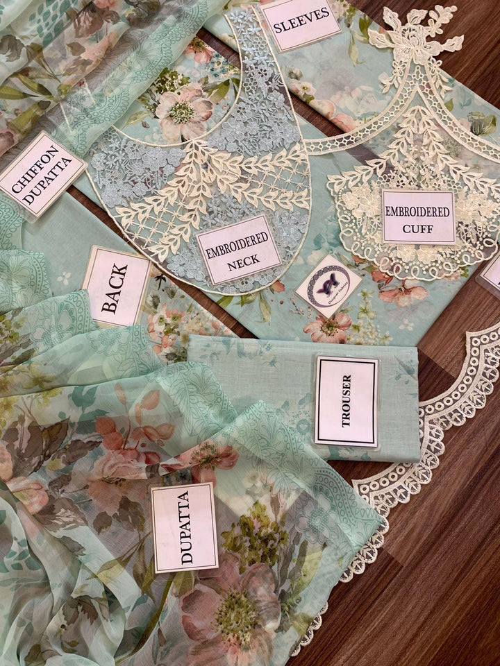 Crimson Lawn Suit-Aarasta