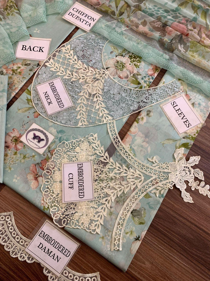 Crimson Lawn Suit-Aarasta