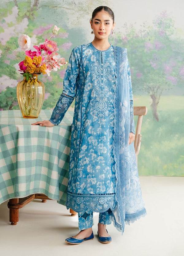 Afrozeh Lawn Suit-Lawn-Ferozi-Silk-Aarasta