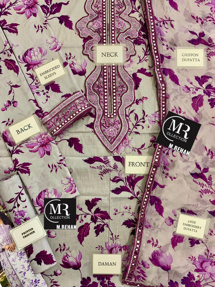 Aneela's Lawn Suit-Aarasta