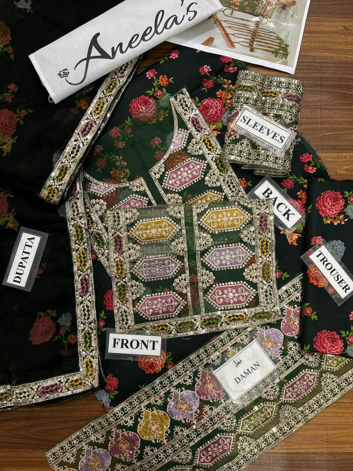 Aneela's Lawn Suit-Aarasta