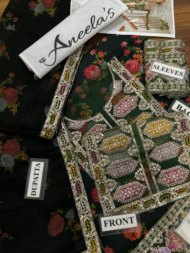 Aneela's Lawn Suit-Aarasta