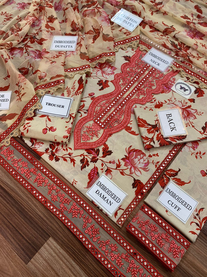 Aneela's Lawn Suit-Aarasta