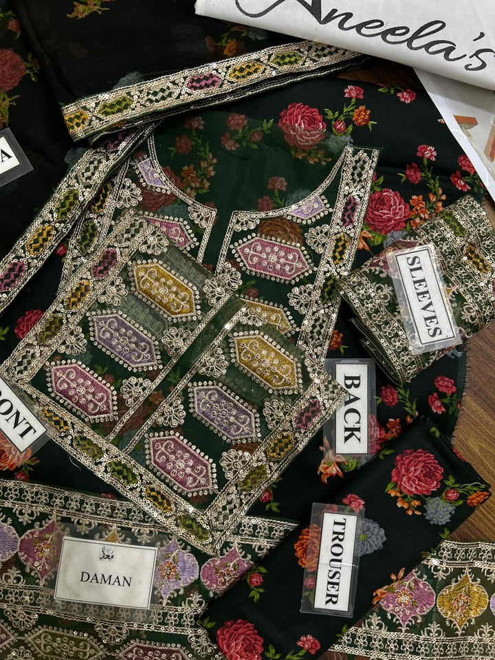 Aneela's Lawn Suit-Aarasta