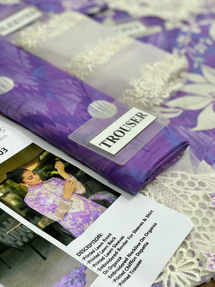 Aneela's Lawn Suit-Aarasta