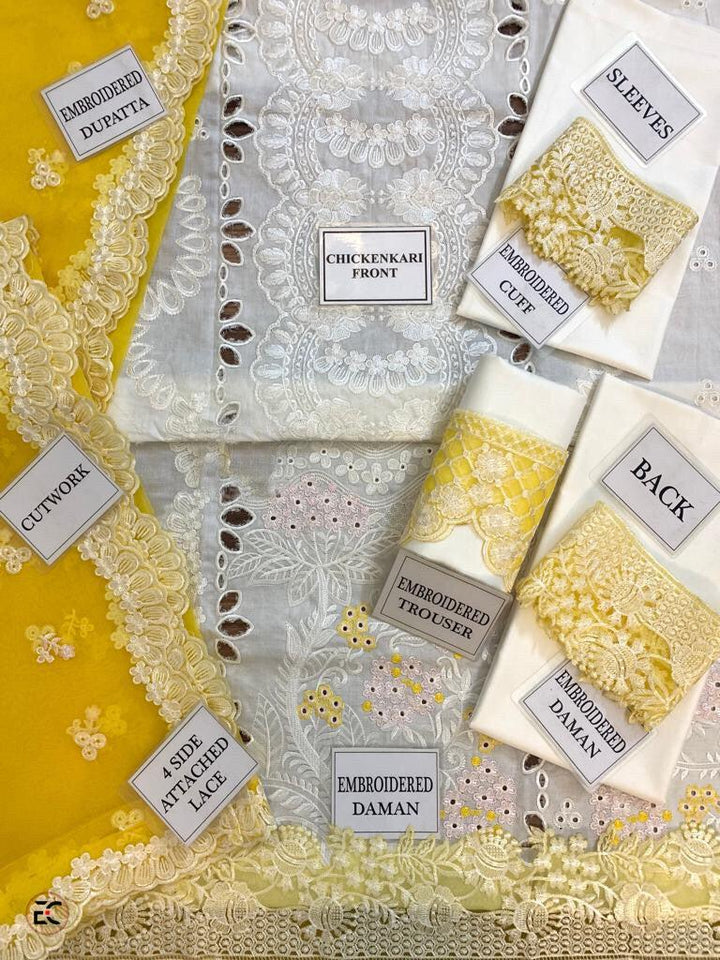 Asifa Nabeel Lawn Suit-Aarasta